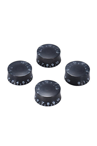 Choice Black 4pcs Speed Volume Tone Control Knobs for Gibson Les Paul Guitar ...