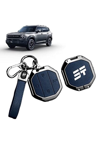 GENERAL Car Key Shell Cover For Jetour T1 2025-2026 Car Key Zinc Alloy And PU...