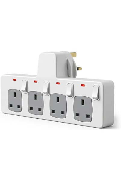 Generic 13A 4-Way Extension Lead Power Strip with USB & Type-C Ports – 3250W ...
