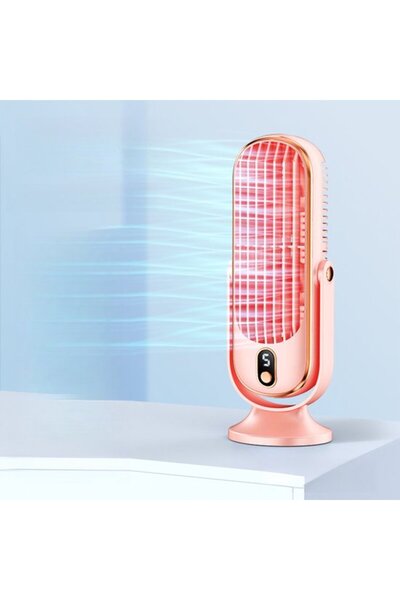 Morvena Picks Ventilator turn portabil pentru birou - Reîncărcabil prin USB/5...