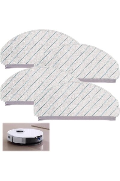 STARSTAR Four microfiber cleaning cloths for robotic vacuum cleaners, compati...