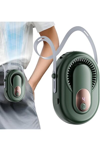 Morvena Picks Ventilator personal pentru gât, ventilator cu clemă cu talie mi...