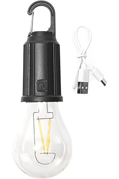 Lawazim Hanging Camping Light - Style 1 USB Rechargeable LED Lantern, A Shape...