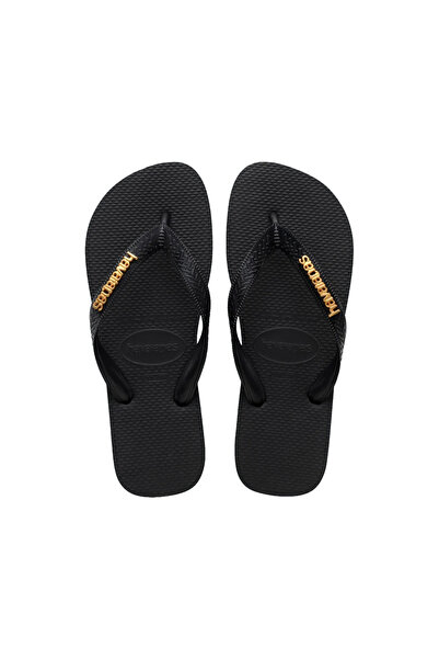 Havaianas ΚΟΡΥΦΑΙΟ ΛΟΓΟΤΥΠΟ ΜΕΤΑΛΛΙΚΟ 4127244-1069 Μαύρο 35/36