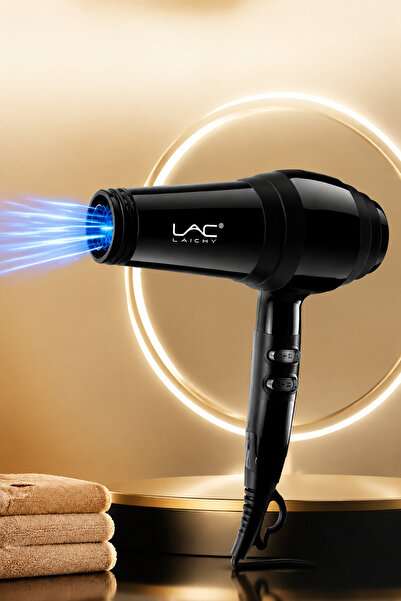 LAC LAICHY Professional Salon Hair Dryer 2200W Keratin Protect Fast Drying Bl...