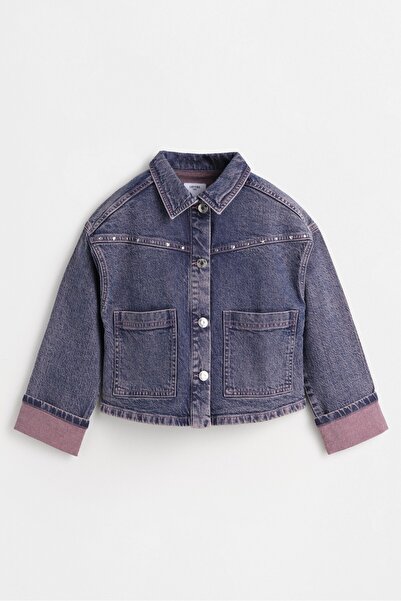LEFTIES Zımbalı denim ceket