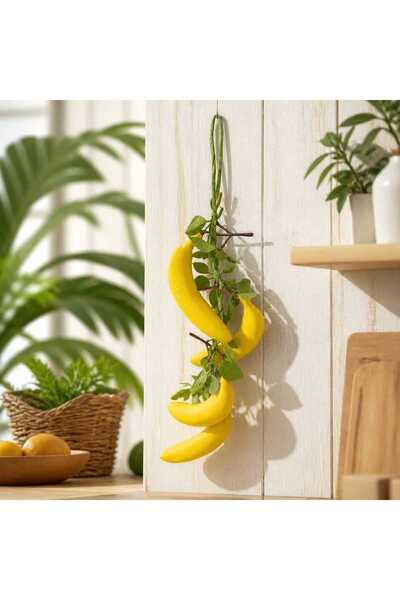 decotoys Banane decor pe funie 2/set