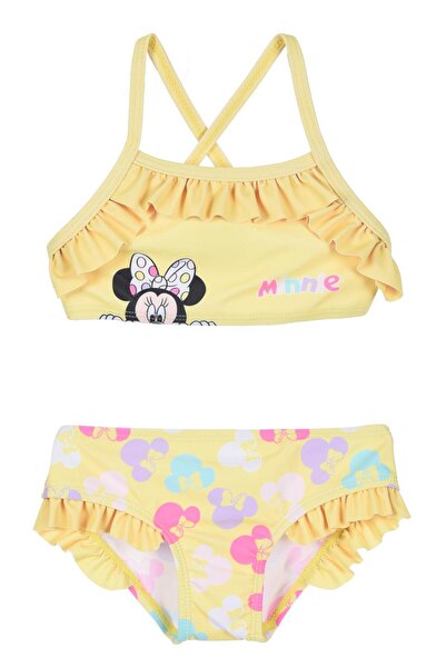 Sun City Fashion Group Σετ μαγιό μπικίνι κορίτσι Disney "Minnie mouse" κίτρινο