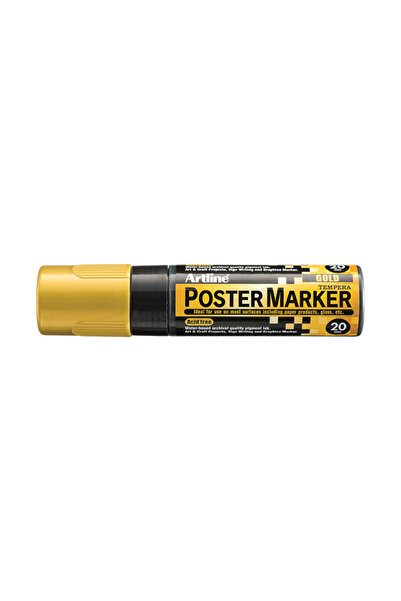 artline Poster Marker, Plastic Body, Beveled Tip 20Mm - Gilded, 20 mm
