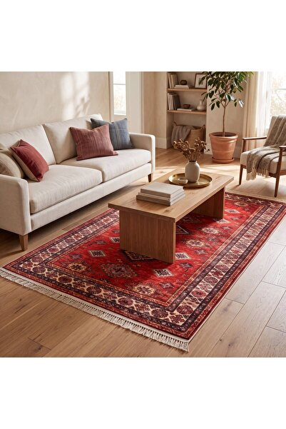 Brillant Dijital Baskı Makinede Yıkanabilir Kaymaz Deri Taban Modern Halı