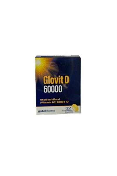 globalpharma Glovit D 60000 Vitamin D3 Cholecalciferol 60000 IU Soft Gelatin ...