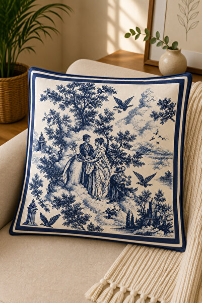SEVMİŞ HOME Digital Printed Decorative Throw Pillow Cover 43X43 cm – Modern P...