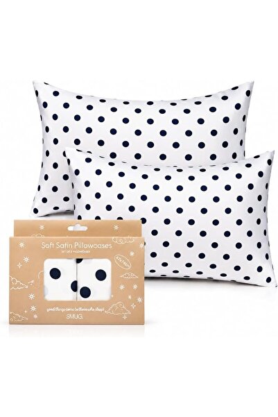 Smug Satin Pillowcases 2 Pack | Luxury Satin Pillowcases | Silky, Cooling Cov...