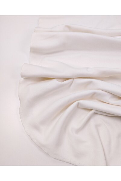 Kumaş Parça White Baby Interlock Knitted Fabric Thin Flexible Soft Baby Cloth...