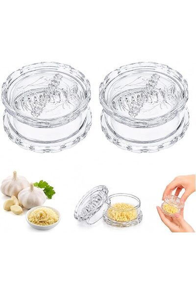 GENERAL 2Pcs Manual Garlic Twister and Crusher, Rotary Garlic Mincer & Garlic...