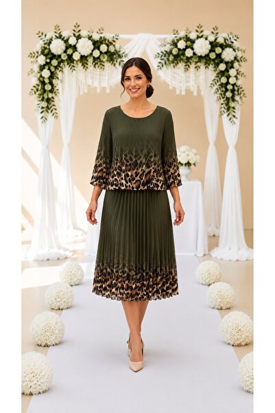 Fashimo Rochie midi cu aspect plisat cod ES11827