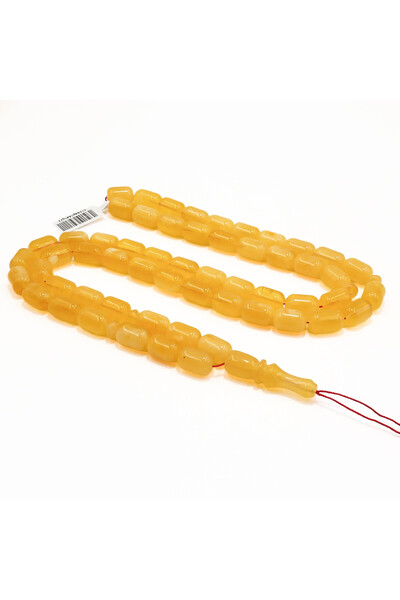 Generic Brand Pure Kaliningrad Amber Rosary – 57 Beads 15/10mm Barrel Prayer ...