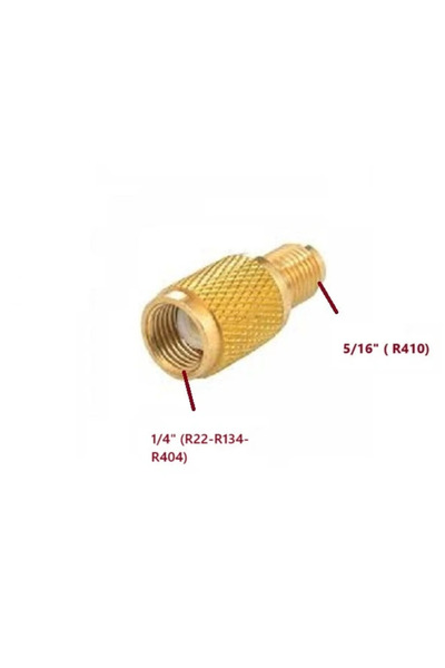 Universal HORTUM ADAPTÖRÜ R410 (5/16")-R22 (1/4")