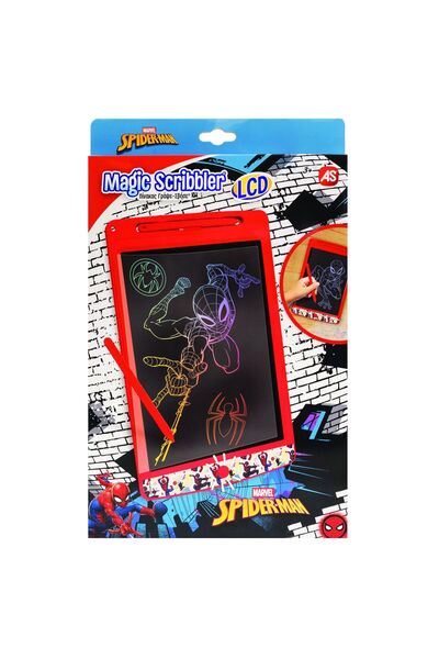 As Marvel Spider-Man LCD drawing board, write and erase,