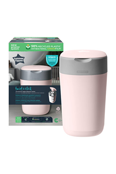 tommee tippee Κάδος απόρριψης πάνας Twist & Click - Ροζ