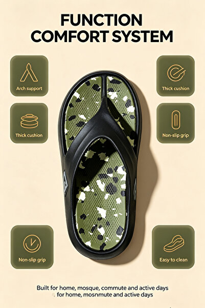 NajdEva Shop Ultra‑Light Soft‑Sole Men Flip‑Flops Locally Made in Saudi Arabi...
