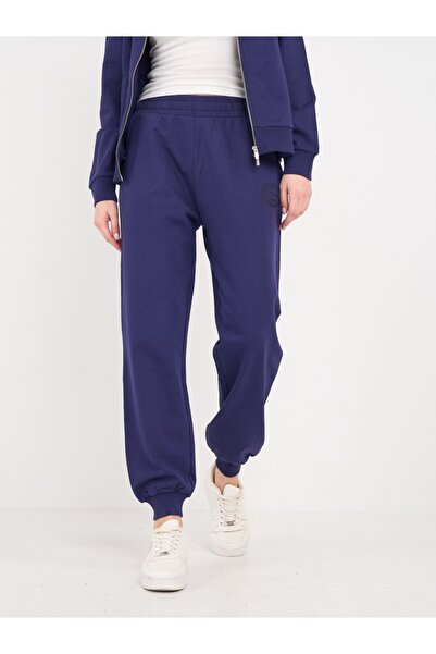 Lee Cooper - Pantaloni sport dama cu buzunare si logo aplicat