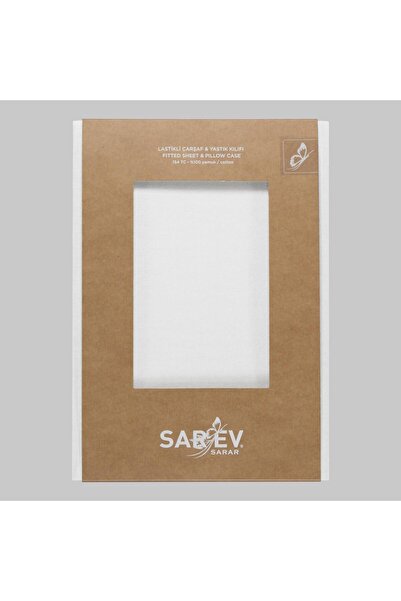 Sarev New Slow City 160X200 Fitted Sheet White Sheet Set