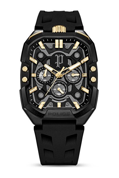 Police Mens Watch PEWGO0092204-SET, Quartz, 43mm, 5ATM