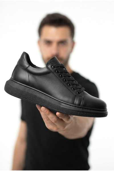Zerenyus Zrk-D46 High Quality Alexandre Model Genuine Leather Men's Shoes Black