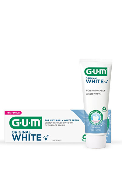 GUM Original White Whitening Toothpaste, Sensitivity Relief, Plaque Removal, ...