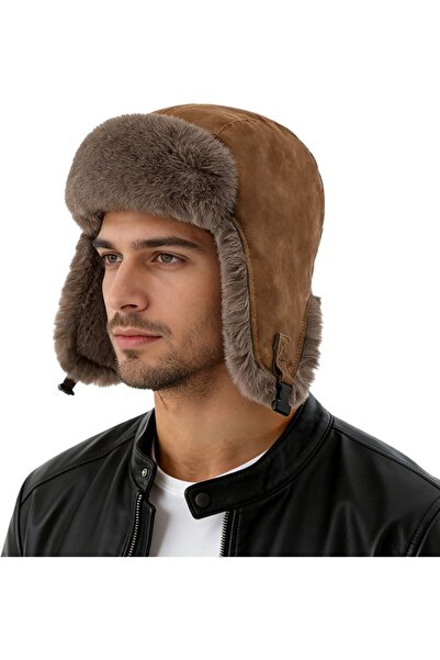 STARSTAR Unisex Pilot-Style Winter Hat - With Earflaps Windproof Suitable for...