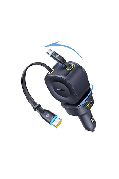 Baseus INCARCATOR auto PrimeTrip VR2 Max, Quick Charge 100W, 1 x USB, 1 x USB...