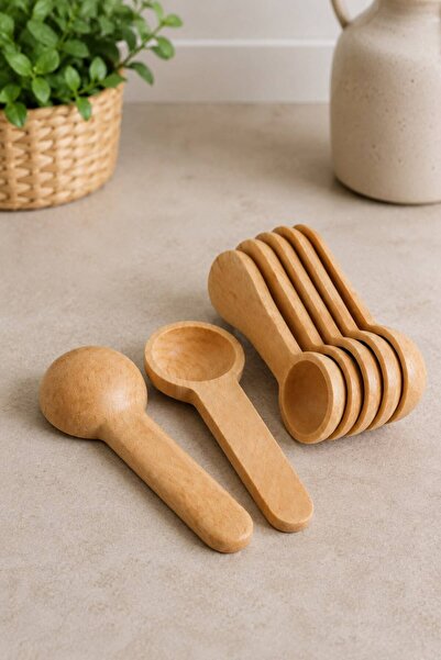 Bayev Set of 6 Mini Bamboo Spice Spoons