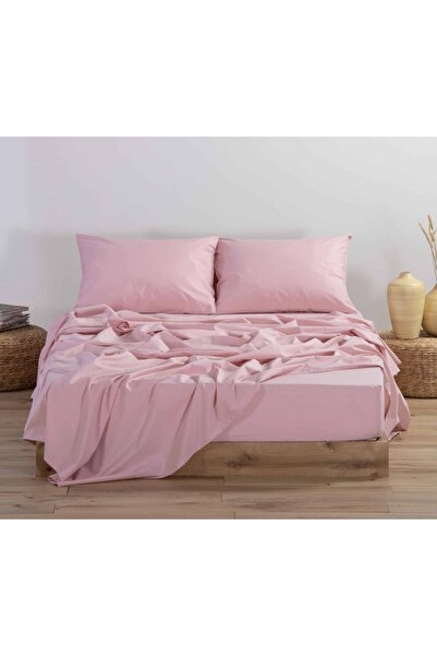 Nef Nef Homeware Nef Nef Βασικό Κατωσέντονο με Λάστιχο 140x200+30 Ροζ