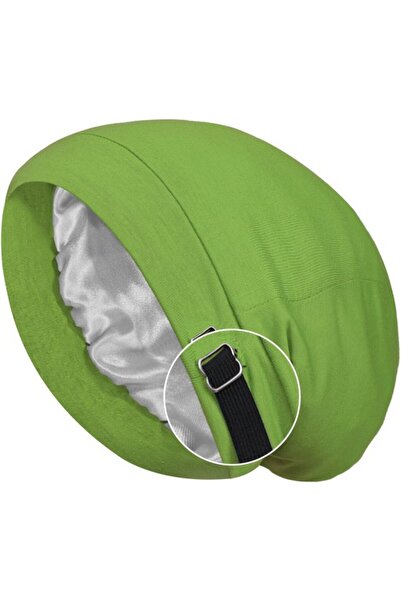 STARSTAR Silk sleep cap snow white satin cotton unisex breathable.