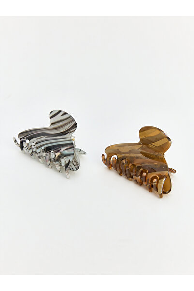 LC Waikiki Patterned Women's Claw Clip Set 2 Pack