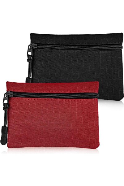 STARSTAR Coin purses 2pc zippered 12x9x1cm compact unisex everyday.