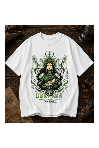 Arv T-shirt Oversized Turkish Design Umay Ana