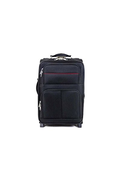 OEM Valiză de avion economică, 40x25x20 cm, 2 roți, 2 buzunare frontale, mâne...