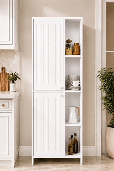 melura home Çok Amaçlı Mutfak Kiler Banyo Dolabı %100 MDF
