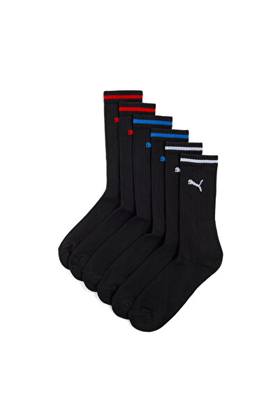 Puma Sport Crew Stripe 3-Pack Black Socks