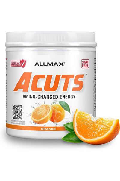 ALLMAX Nutrition ACUTS Amino-Charged Energy Drink, Orange - 210g, 30Servings