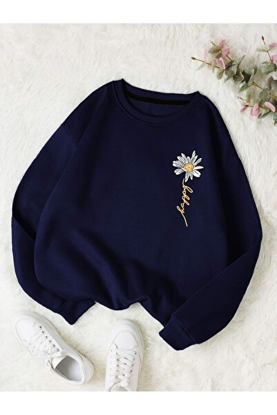 uyguntarz Unisex Ceppapatya Printed Crew Neck Sweatshirt