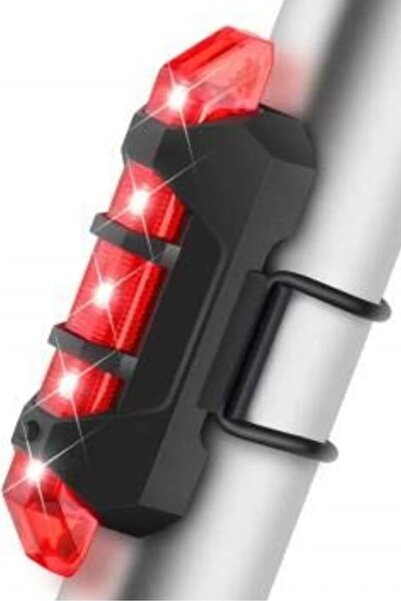 Genel Markalar Su Geçirmez Usb Şarj Led Bisiklet Scooter Arka Işık Lambası Iş...