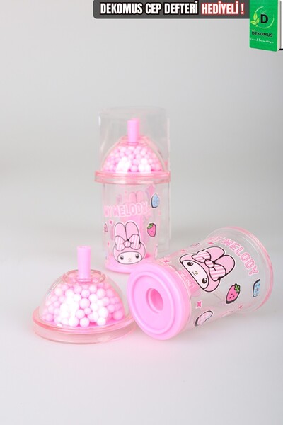MY MELODY x Dekomus Lisanslı Tek Bıçaklı My Mug Boncuklu Kalemtraş Tek Adet