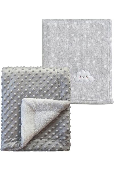 CREVENT 76X102CM Cute Plush Cozy and Warm Fleece Baby Blanket for Girls Infan...