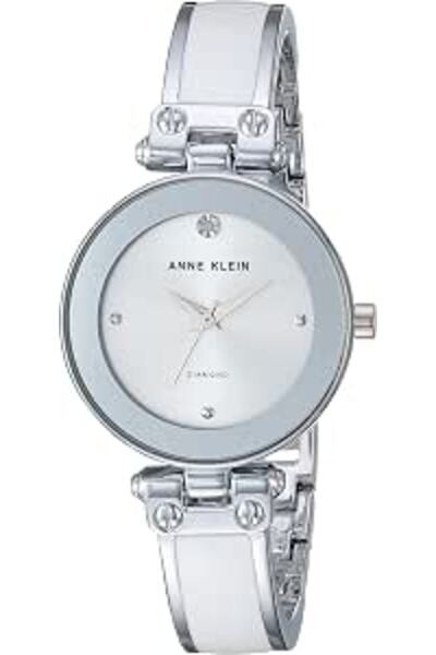 Anne Klein Women's Genuine Diamond Dial Bangle Watch