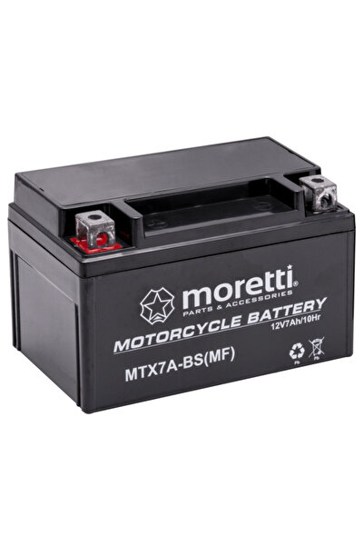 MMX Acumulator Moretti AGM (Gel) MTX7A-BS, 12V, 7ah