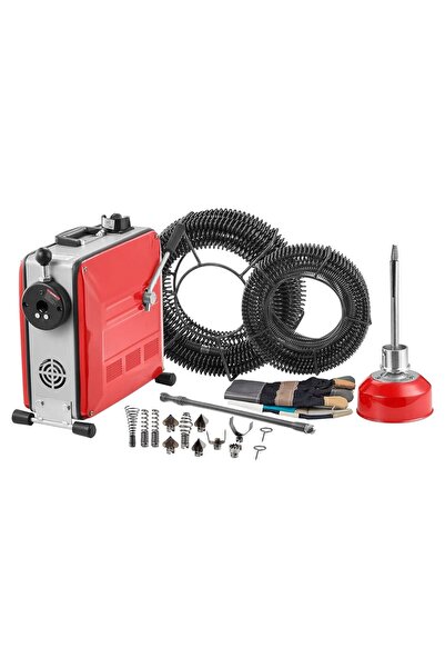 OMS Sarpe pentru desfundat tevi, Electric, Profesional, 11 x capete taiere, 8...