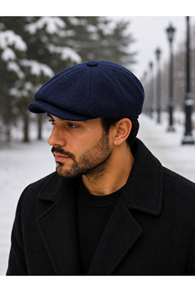 Generic Brand Wool Blend Cashmere Men's Beanie Hat